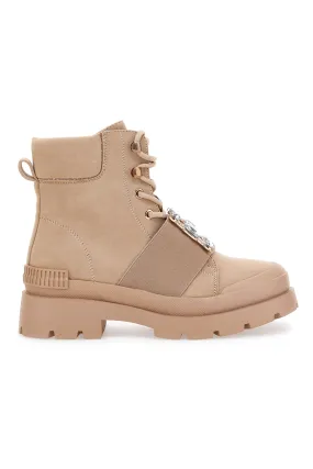 Combat Boots Beige Gavi 811