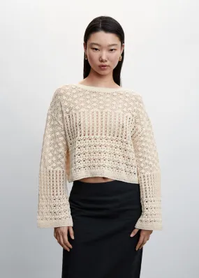 Pullover inserti traforati
